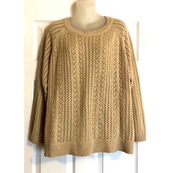 Faded Glory Cozy Oversized Open-weave Sweater - Picture 1 of 8